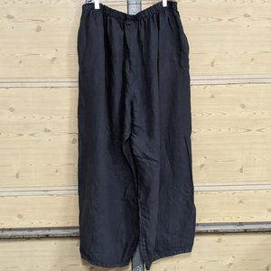 BRYN WALKER Wide Leg Linen Pants with side pockets